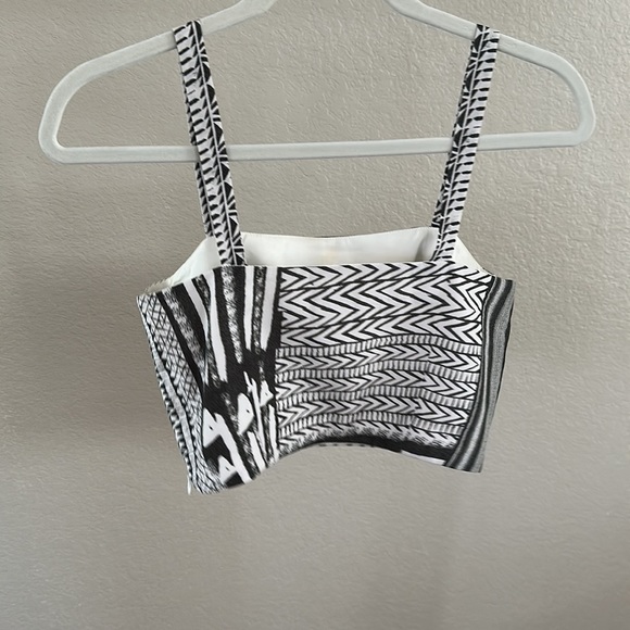 Masaba Tribal Print Crop Top with Dhoti Skirt - Picture 7 of 14